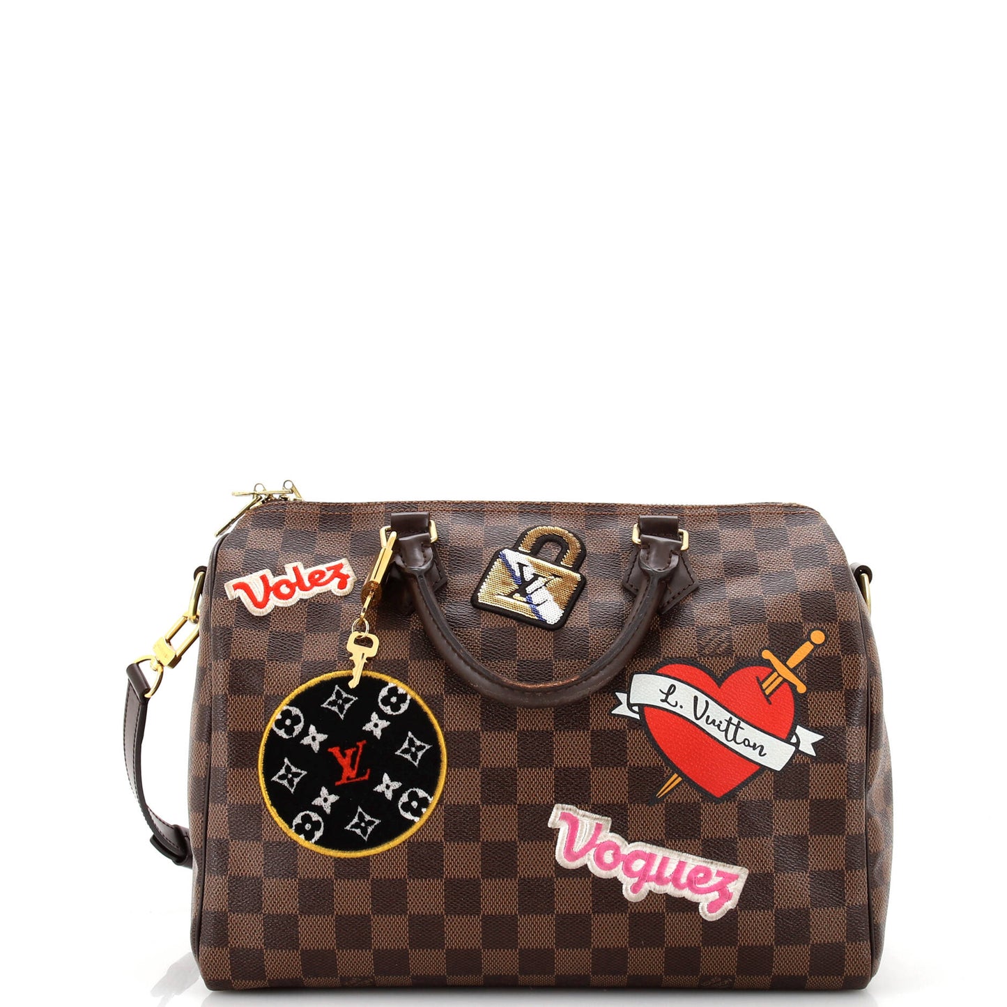 Louis Vuitton Bandouliere Bag Limited Edition Patches Damier 30