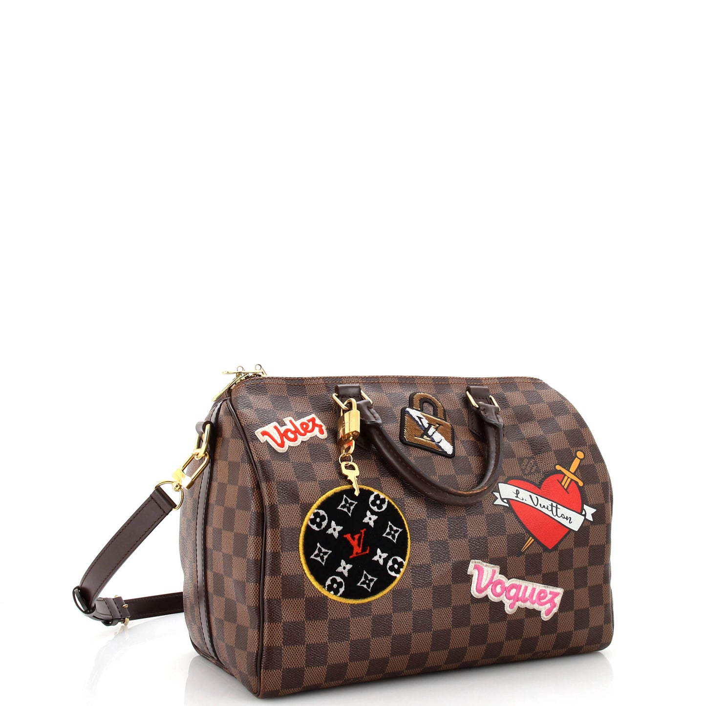 Louis Vuitton Bandouliere Bag Limited Edition Patches Damier 30