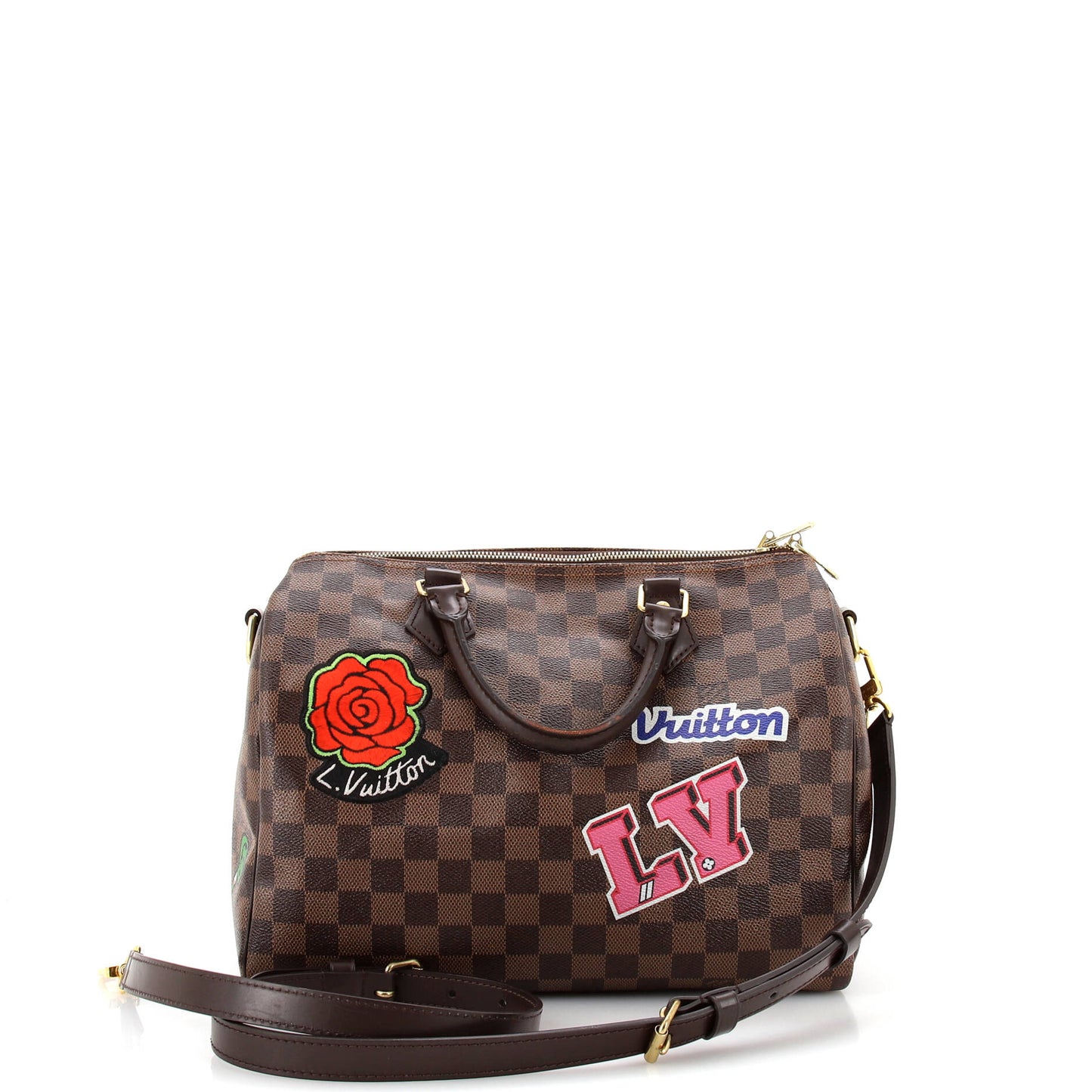 Louis Vuitton Bandouliere Bag Limited Edition Patches Damier 30