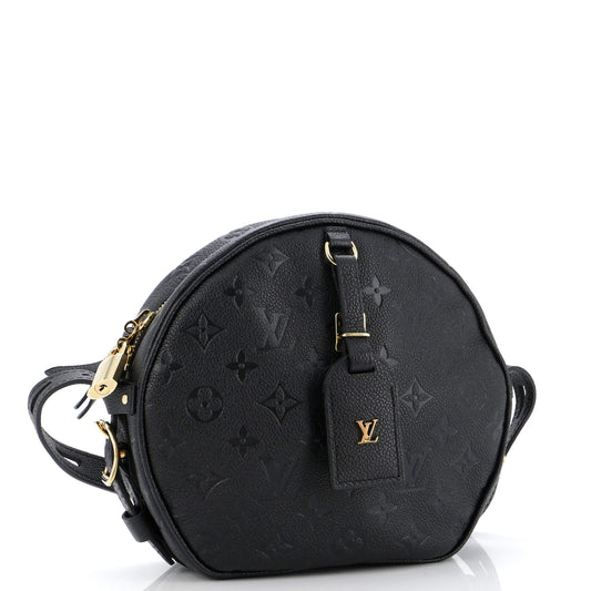 Louis Vuitton Boite Chapeau Souple Bag Monogram Empreinte Leather MM