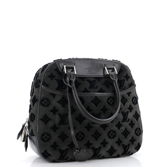 Louis Vuitton Deauville Cube Bag Monogram Tuffetage Suede