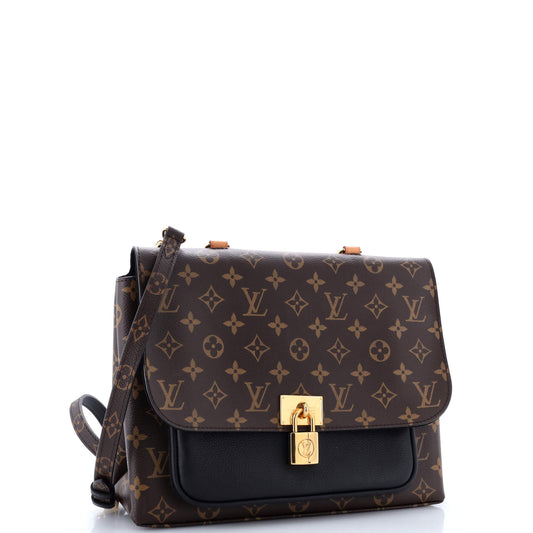 Louis Vuitton Marignan Handbag Monogram Canvas with Leather