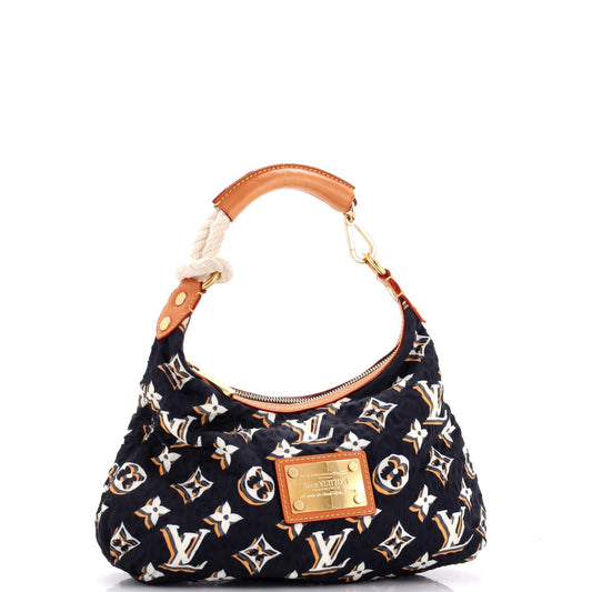 Louis Vuitton Bulles Handbag Monogram Nylon PM