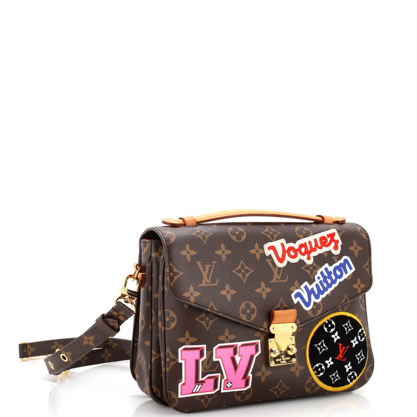 Louis Vuitton Pochette Metis Limited Edition Patches Monogram Canvas