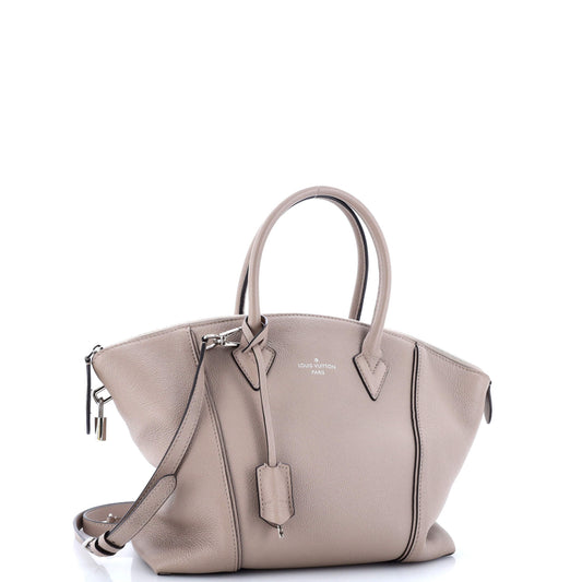 Louis Vuitton Soft Lockit Handbag Leather PM