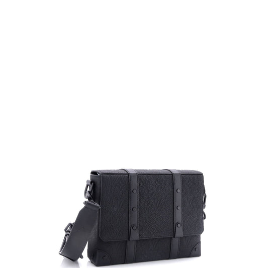Louis Vuitton Trunk Messenger Bag Monogram Taurillon Leather PM
