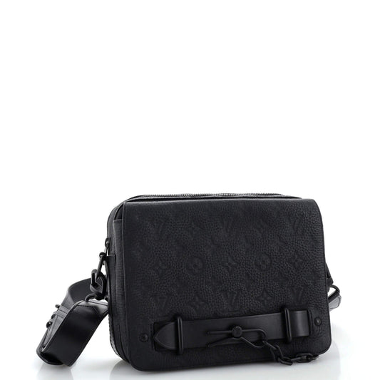 Louis Vuitton Steamer Messenger Bag Monogram Taurillon Leather