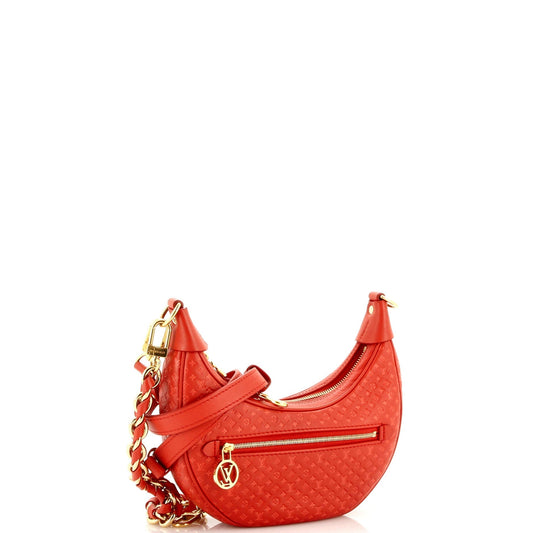 Louis Vuitton Loop Handbag Nanogram Embossed Leather
