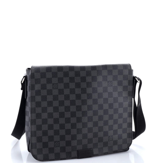 Louis Vuitton District Messenger Bag Damier Graphite MM