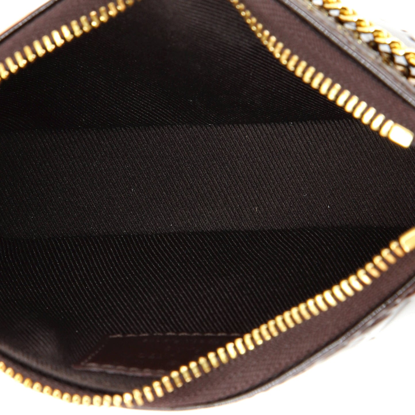 Louis Vuitton Pochette Accessoires Monogram Vernis with Monogram Canvas Mini