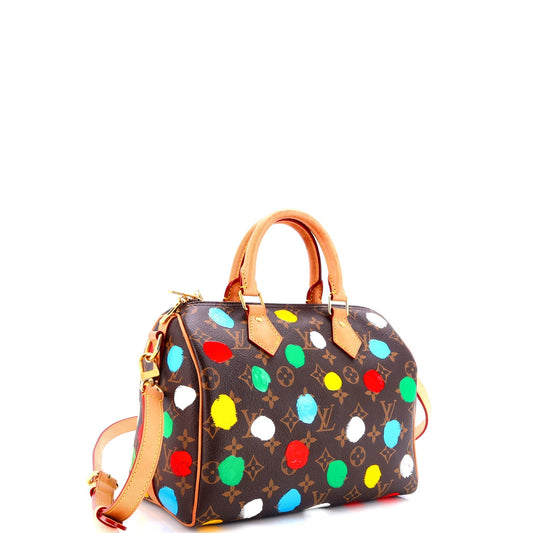 Louis Vuitton Bandouliere Bag Yayoi Kusama Painted Dots Monogram Canvas 25