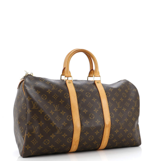 Louis Vuitton Keepall Bag Monogram Canvas 45
