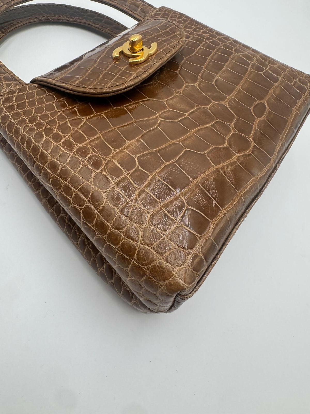Chanel Crocodile Kelly Top Handle Bag