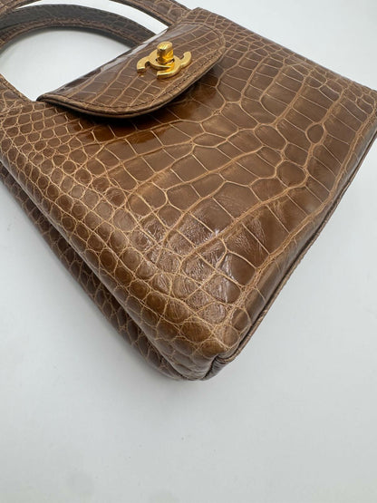 Chanel Crocodile Kelly Top Handle Bag