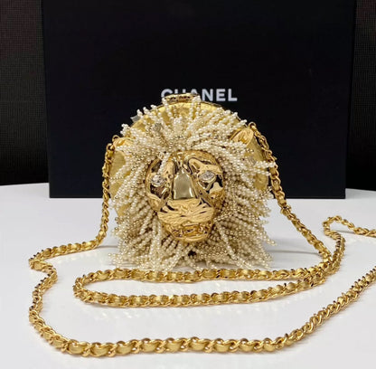 Chanel Timeless Leather Gold Handbag