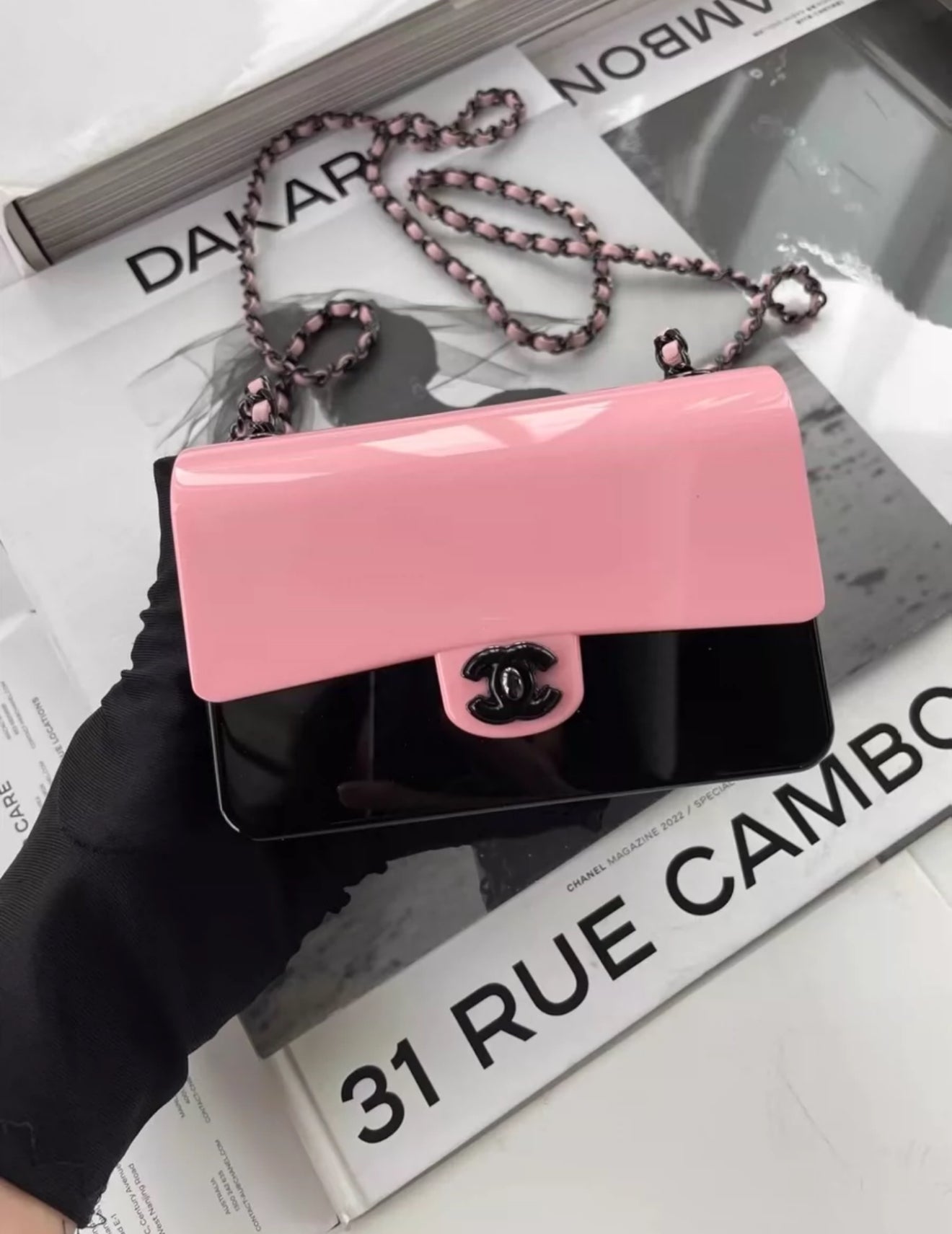 Chanel Luxury Leather Black Handbag Style 5