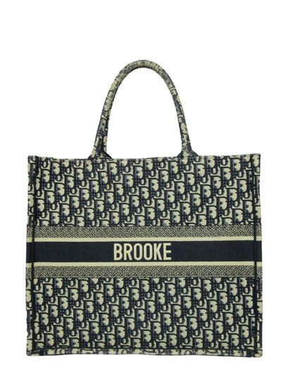 Dior Book Tote Oblique Blue Tote Bag Style 14