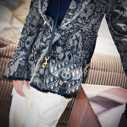 Christian Dior Oblique Jacquard Small Bobby Bag Tws