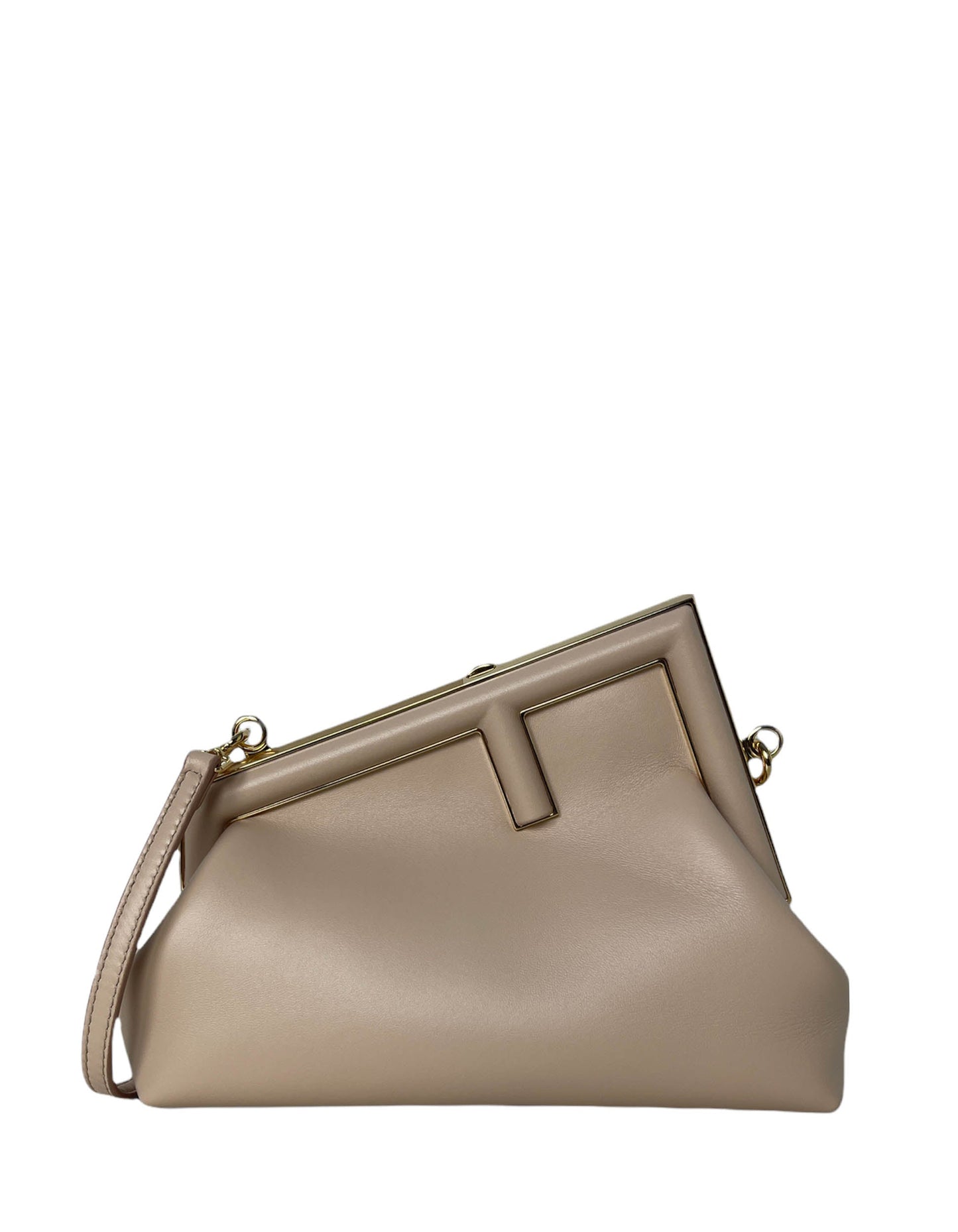 Fendi Poudre Lambskin Leather Small First Crossbody/Clutch Bag