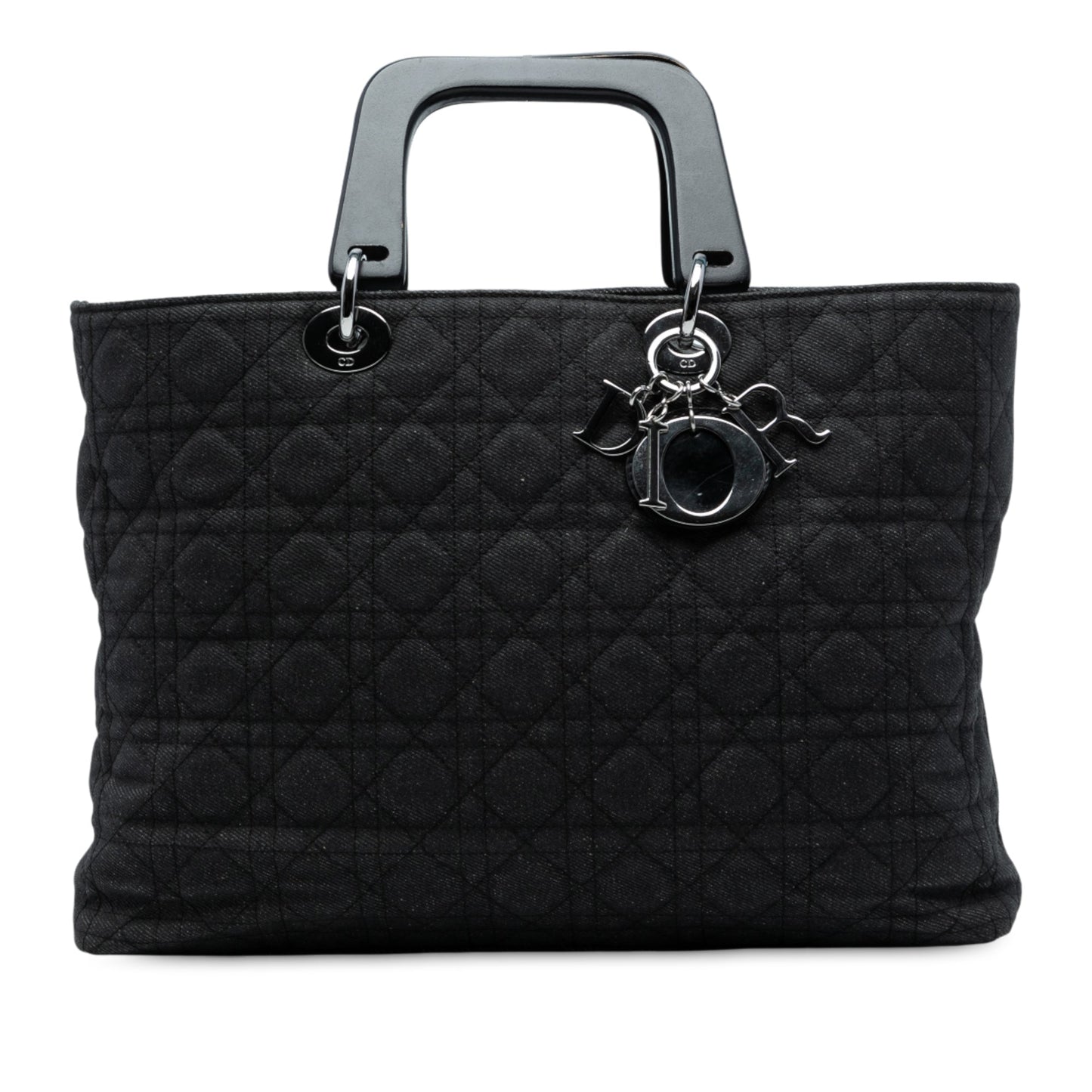 Dior Lady Dior Cannage Black Handbag Style 4