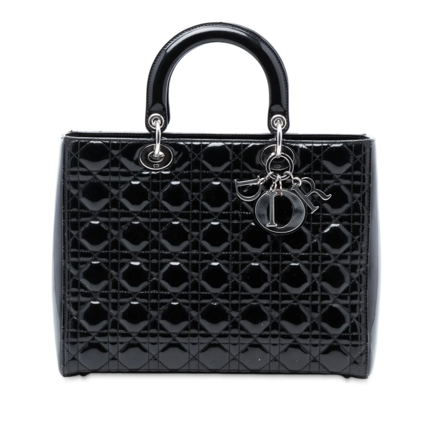 Dior Lady Dior Cannage Black Handbag Style 2