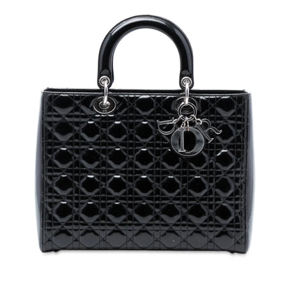 Dior Lady Dior Cannage Black Handbag Style 2