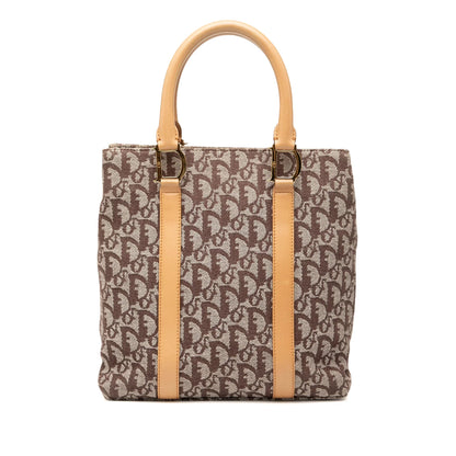 Brown Dior Diorissimo Trotter Canvas Tote