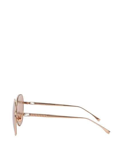 Fendi Rose Gold Frame Sunglasses.