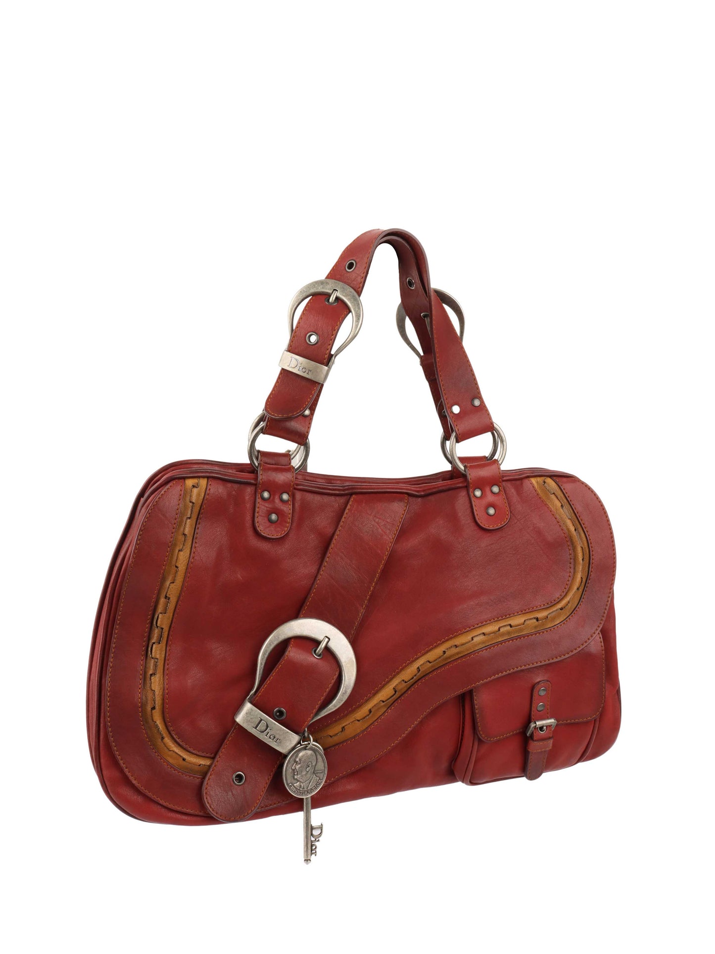 Dior Saddle Leather Tote Bag