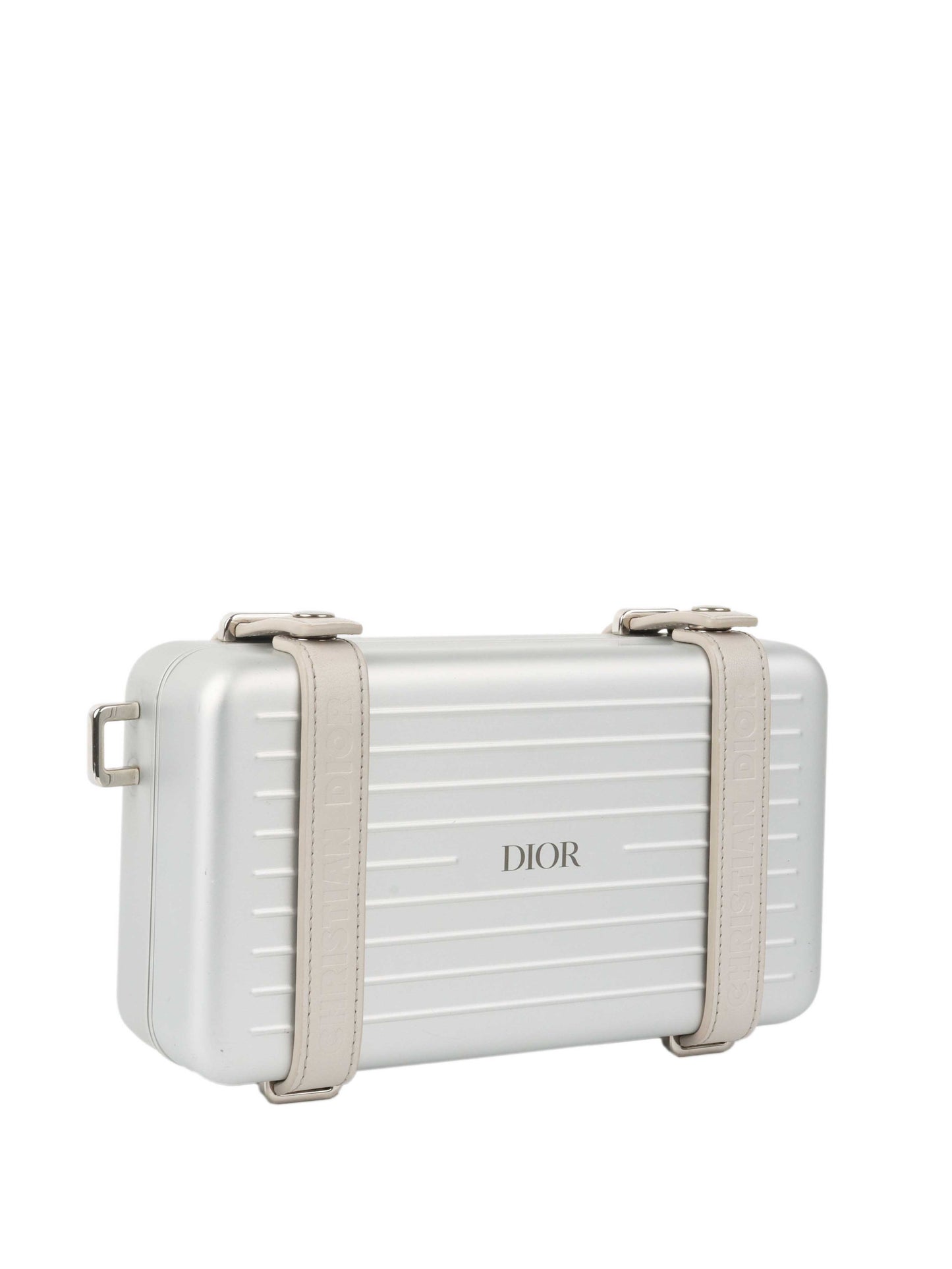 Dior X Rimowa Silver Personal Clutch Case