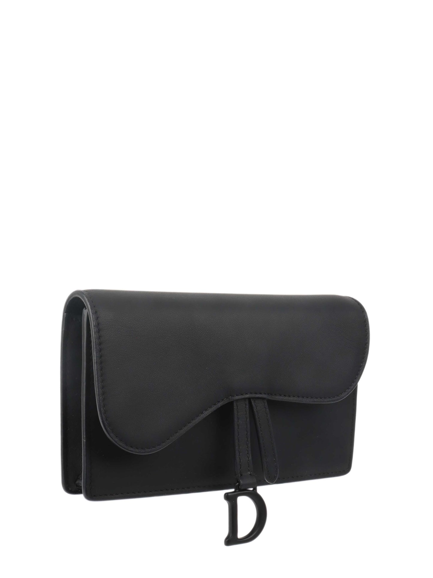 Dior Saddle Leather Crossbody Black