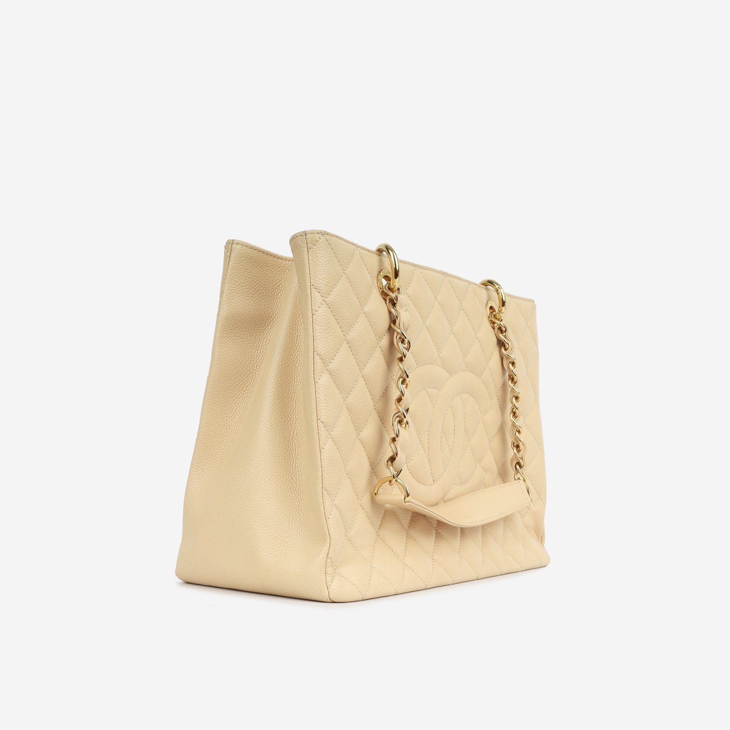 Chanel Shopping Tote Caviar Gold Tote Bag Style 2