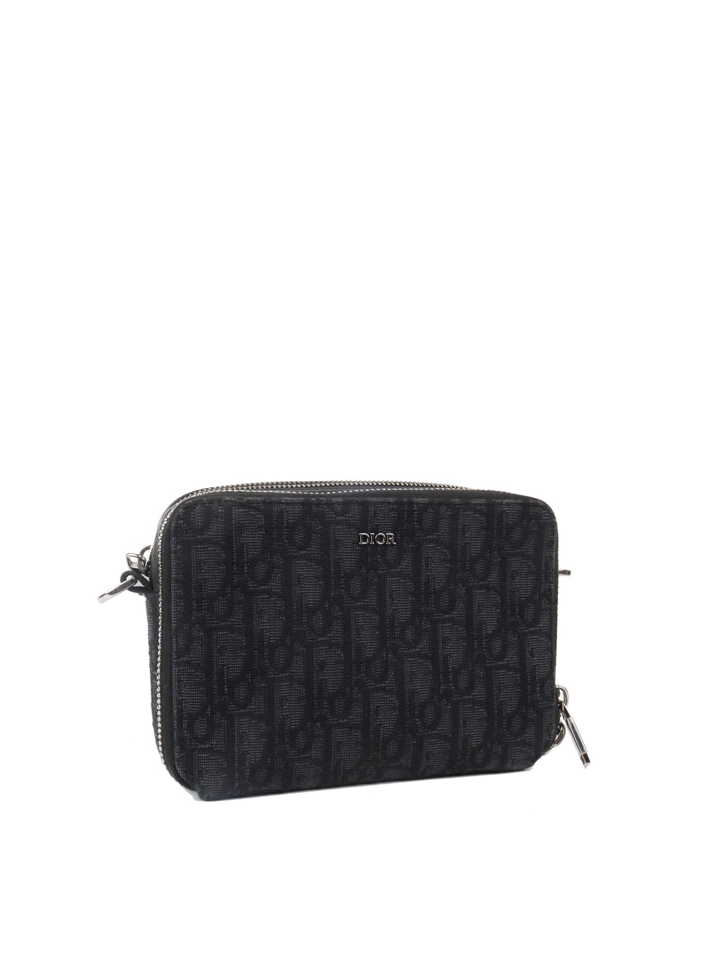 Dior Pouch With Strap Black Dior Oblique Jacquard