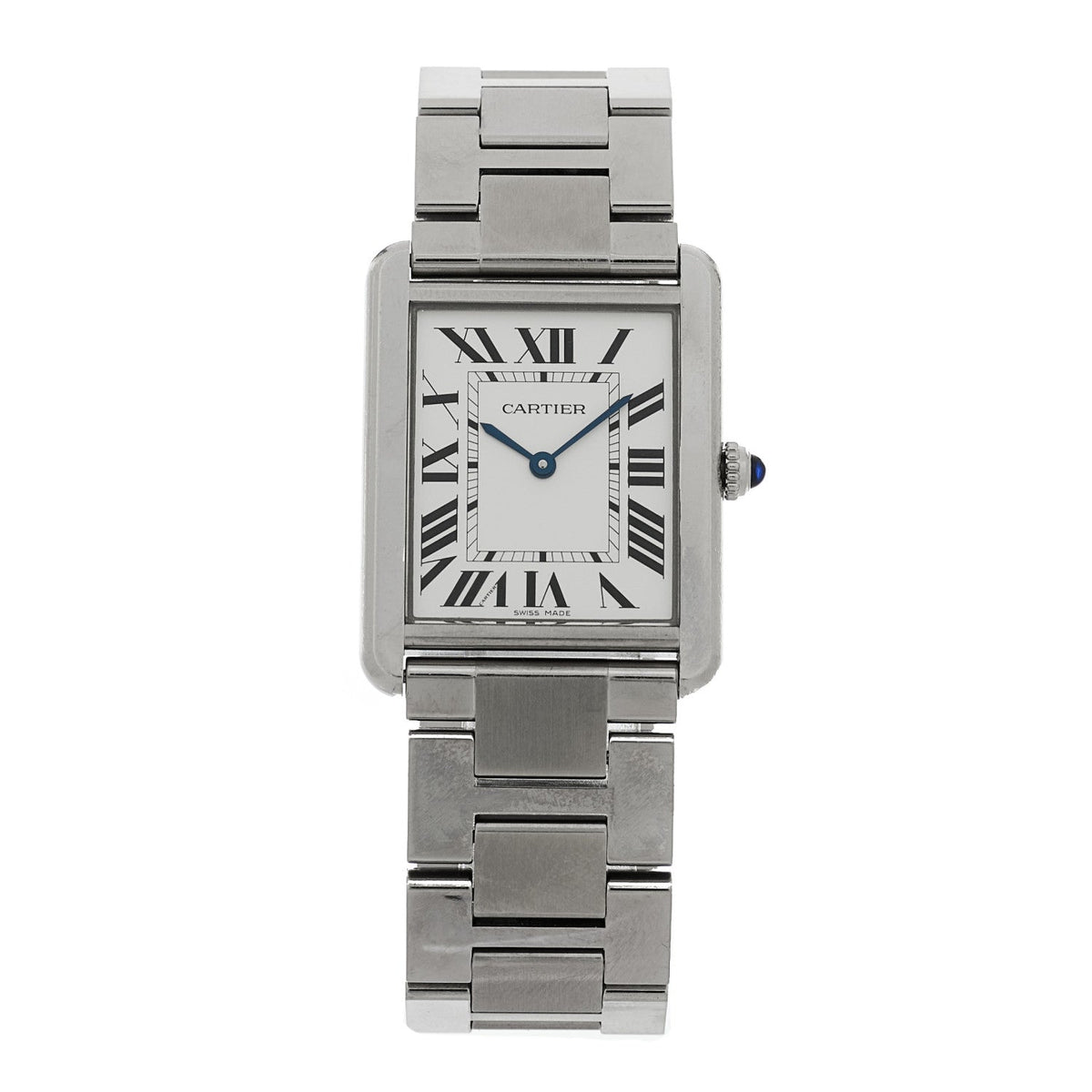 Stainless Steel 27mm Tank Solo Quartz Watch