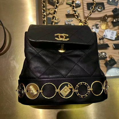 Chanel Calfskin Luxury Backpack