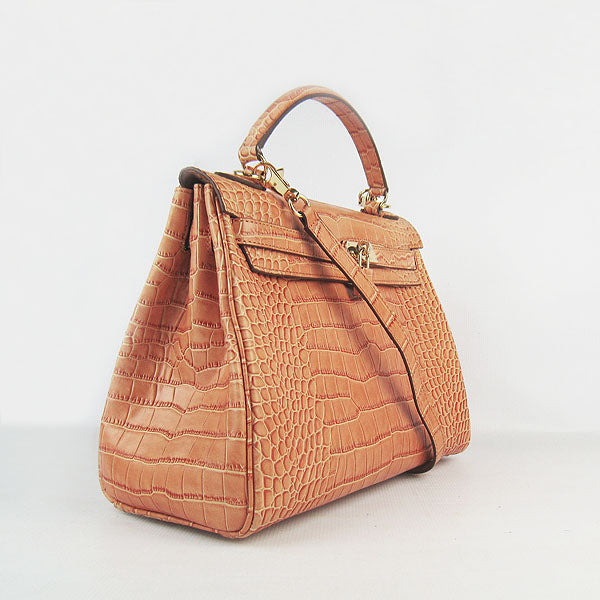 Luxury Hermes Kelly 6108 Ladies Crocodile Handbag