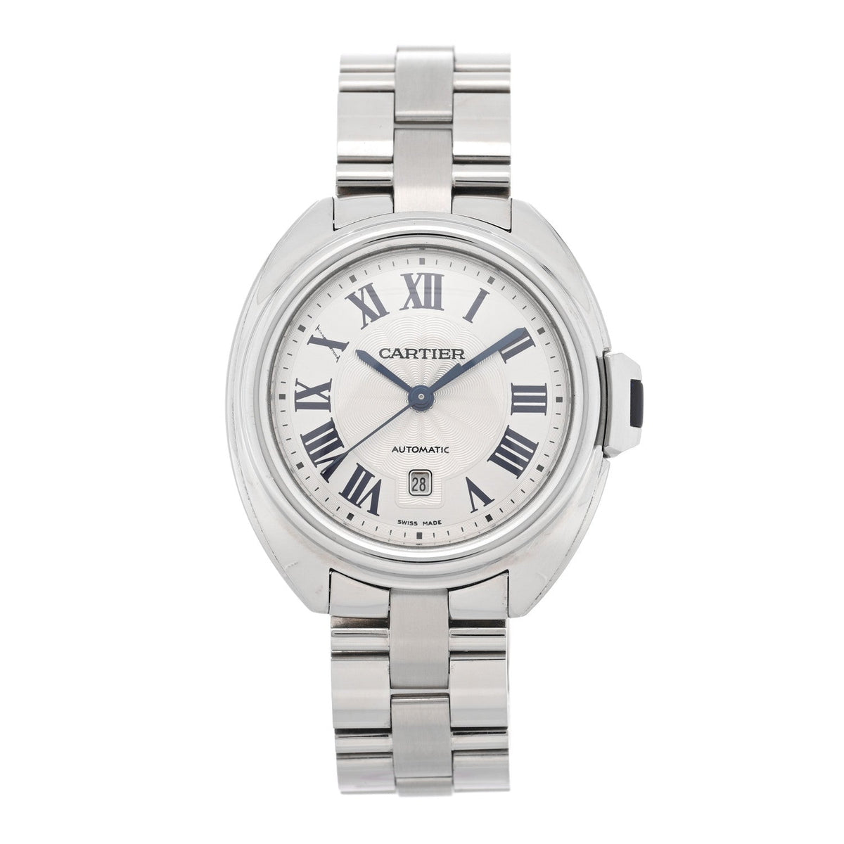 Stainless Steel 31mm Cle De Cartier Automatic Watch