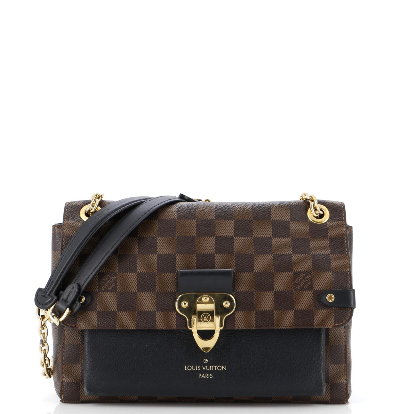 Louis Vuitton Vavin Handbag Damier with Leather PM