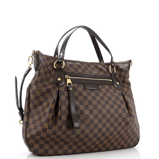 Louis Vuitton Evora Handbag Damier GM