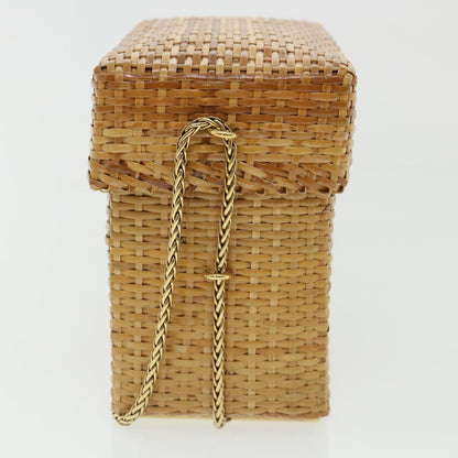 Chanel Leather Beige Chain Shoulder Bag