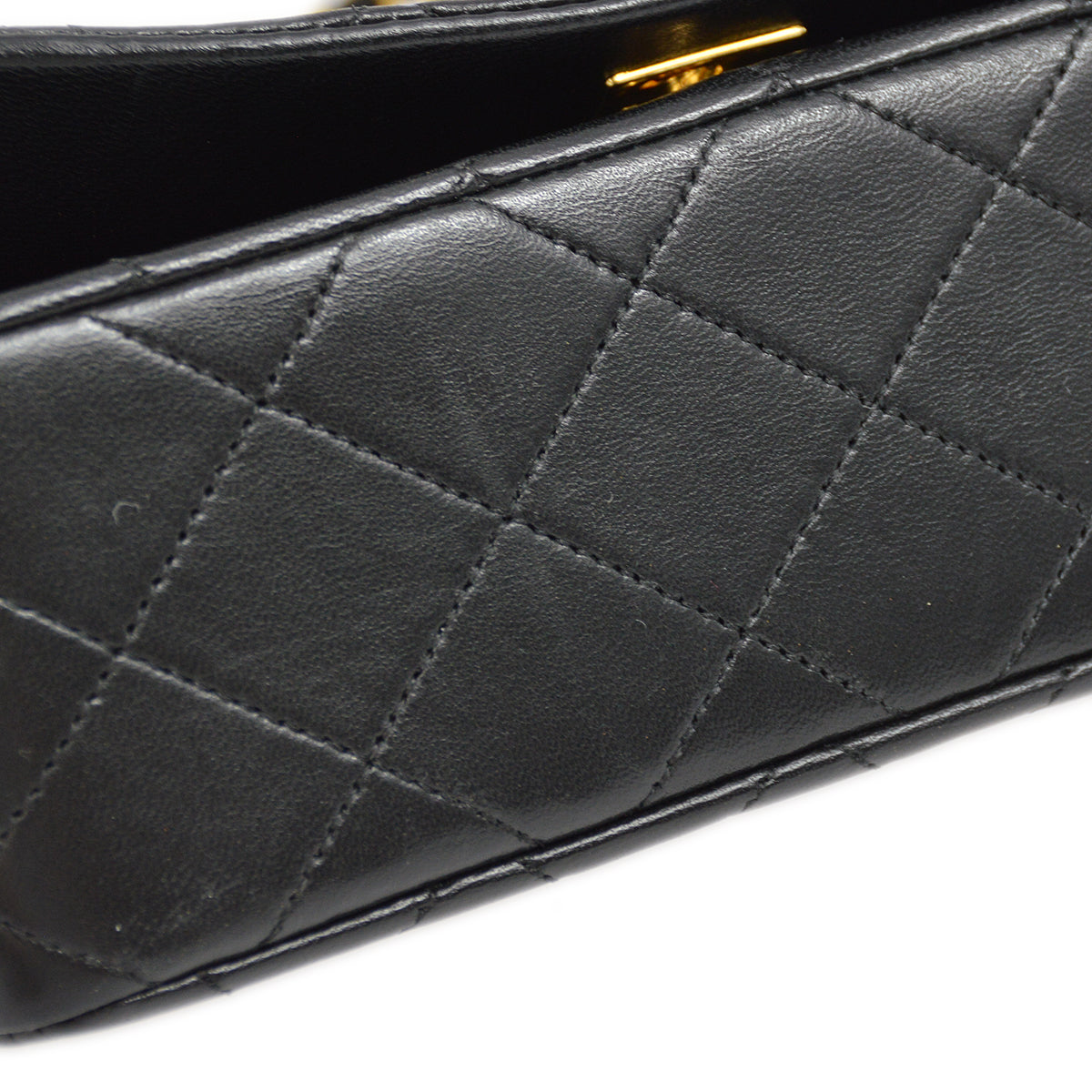 Chanel Flap Mini Lambskin Black Shoulder Bag Style 4