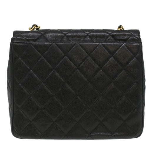 Chanel Caviar Black Shoulder Bag