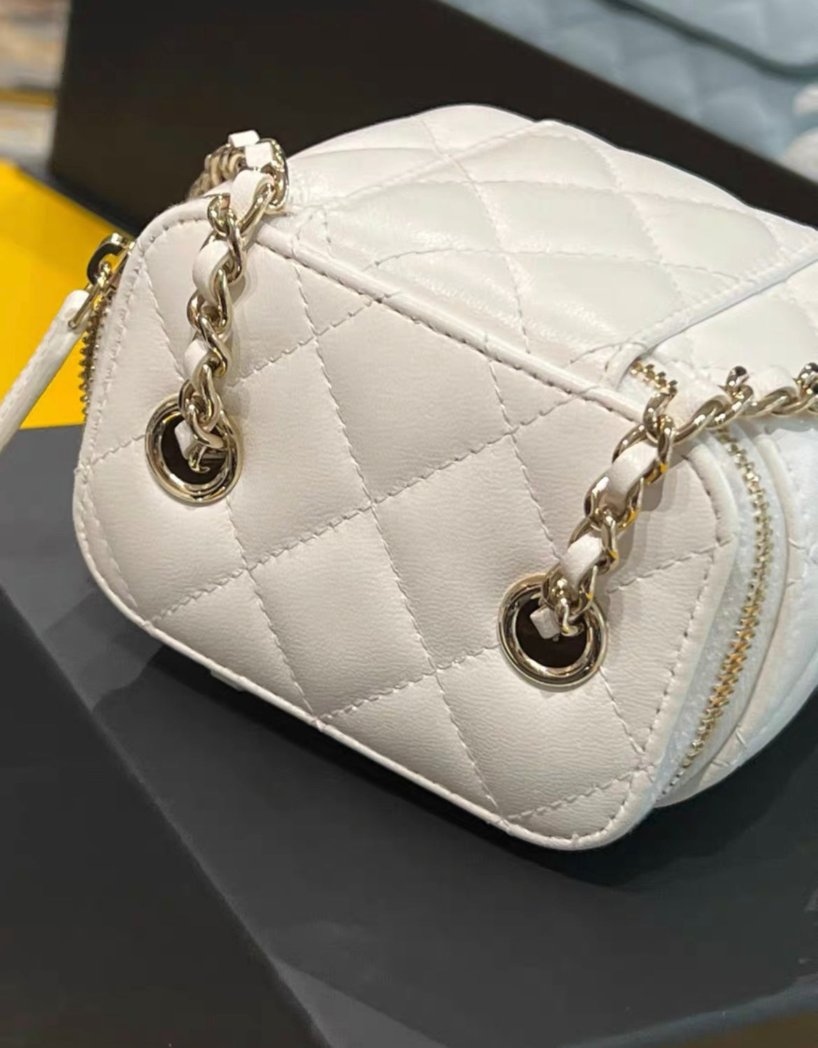 Chanel Vanity Lambskin Clutch