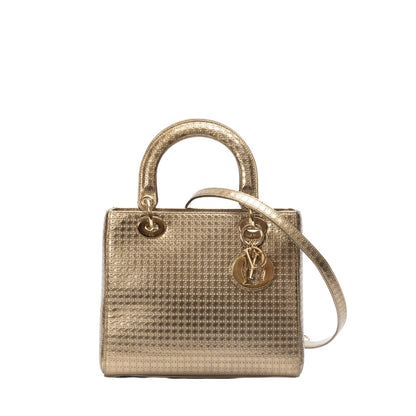 Dior Lady Dior Leather Tote Bag