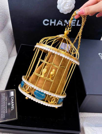 Chanel Luxury Leather Gold Handbag Style 12