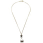 Chanel Bag Chain Pendant Necklace Gold 07P
