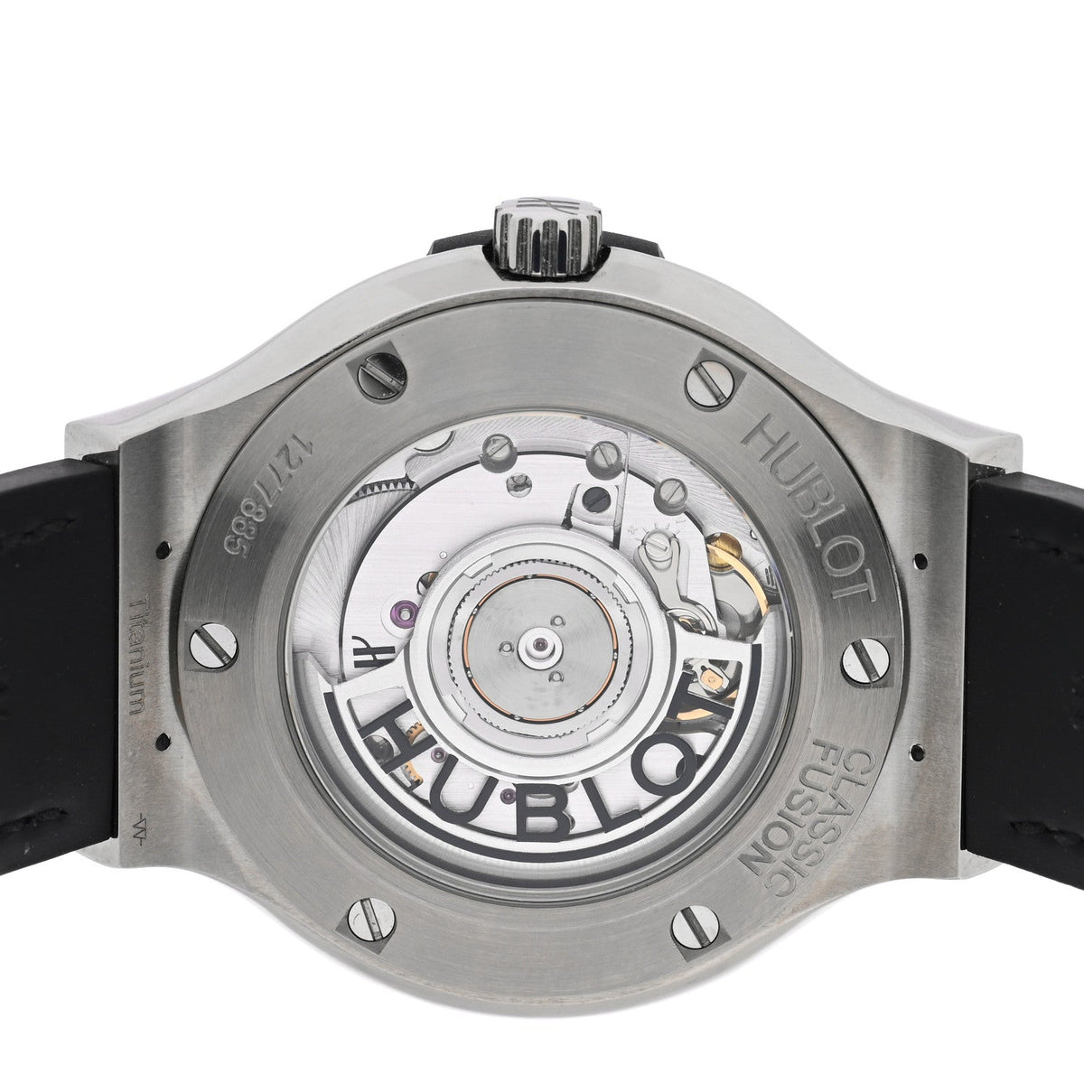 Titanium Alligator 38mm Classic Fusion Automatic Watch Black 565.NX.1171.LR