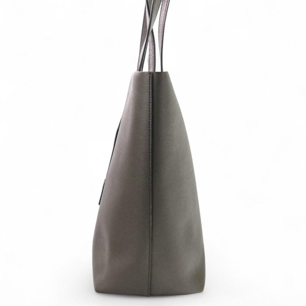 Saint Laurent Paris Leather Shopping Tote Bag