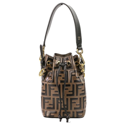 Fendi Mini Mon Tresor Calf Shoulder Bag