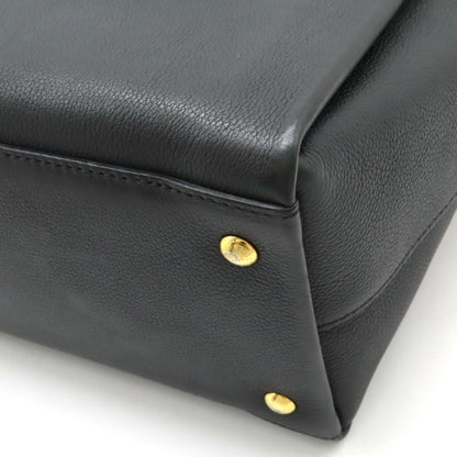 Louis Vuitton  Noir Leather Handbag Shoulder Bag